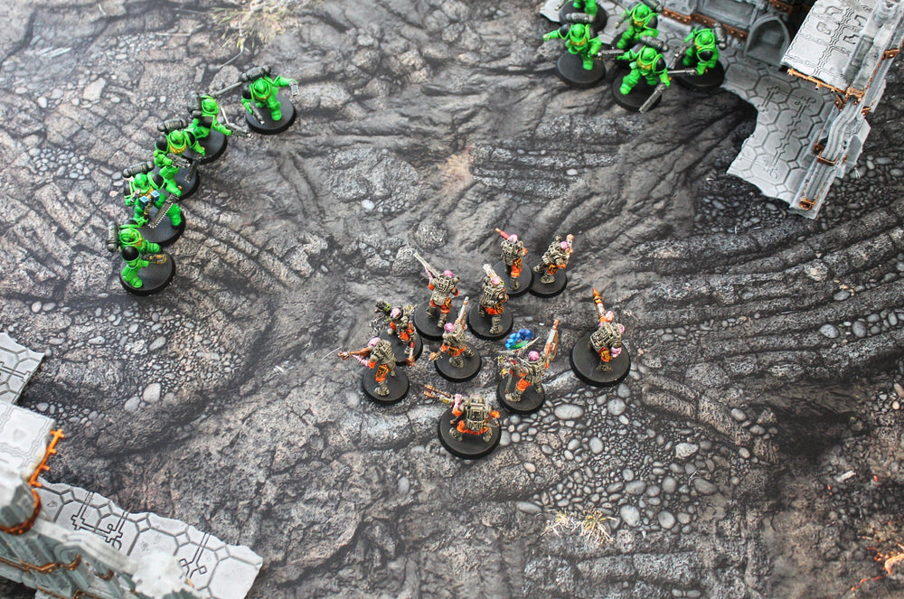 Lava Flows - Neoprene Battle Mat with Bag (ONLINE ORDER ONLY)