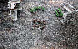 Lava Flows - Neoprene Battle Mat with Bag (ONLINE ORDER ONLY)
