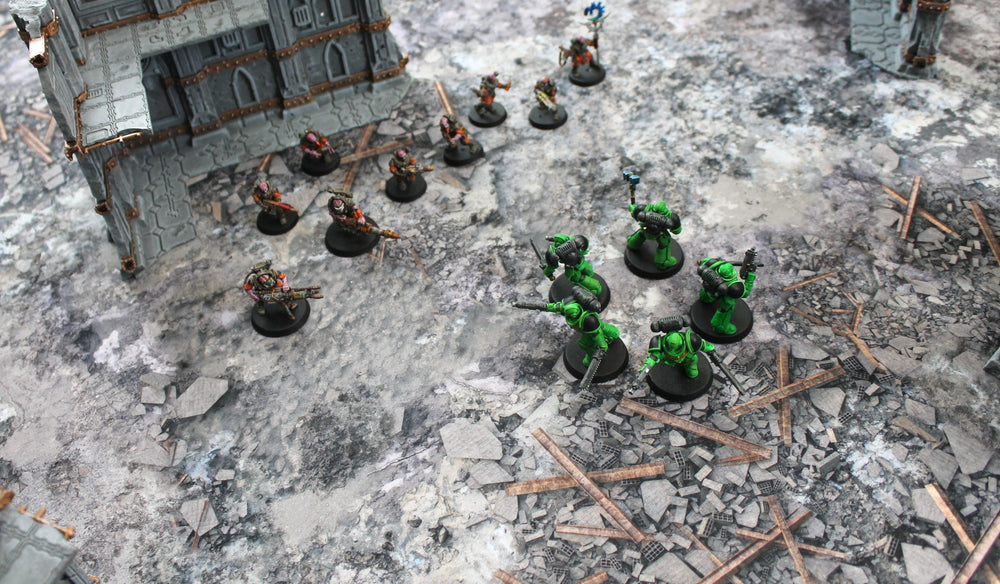 Shattered City - Neoprene Battle Mat with Bag