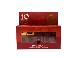 1490 Doom Dice Set | 10 Count | Buer Games (ONLINE ORDER ONLY)