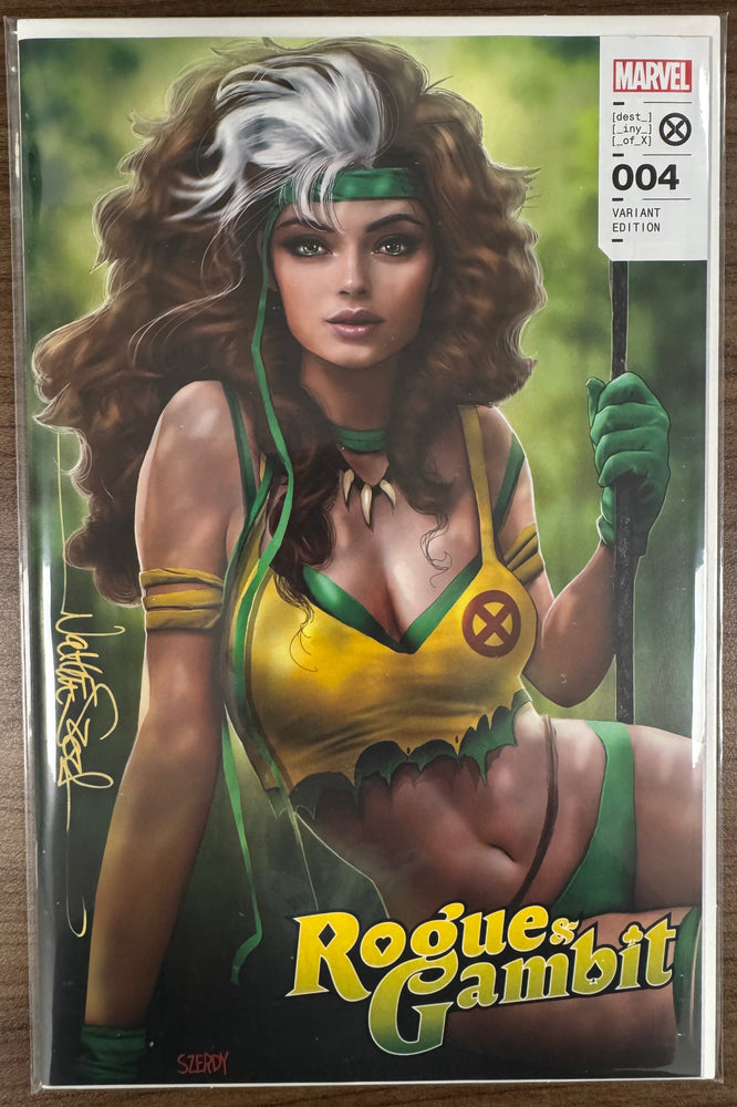 [Signed by Nathan Szerdy] ROGUE & GAMBIT #4  UNKNOWN COMICS NATHAN SZERDY EXCLUSIVE VAR [IN STOCK] (ONLINE ORDER ONLY)