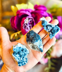 Blueberry Fluorite Specimens from Inner Mongolia, Blue Fluorite (ONLINE ORDER ONLY)