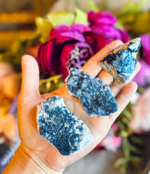 Blueberry Fluorite Specimens from Inner Mongolia, Blue Fluorite (ONLINE ORDER ONLY)