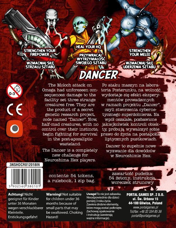Neuroshima Hex: Dancer (ONLINE ORDER ONLY)