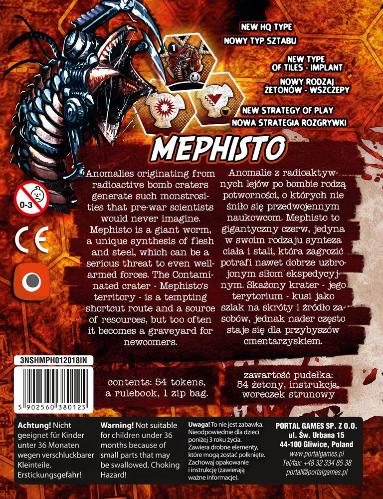 Neuroshima Hex: Mephisto (ONLINE ORDER ONLY)