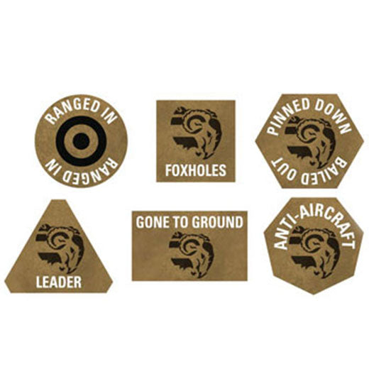 Flames of War: Italian Avanti Tokens