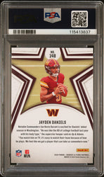 Graded 2024 Panini Rookies & Stars Jayden Daniels #148 Rookie RC Football Card PSA 8 Near Mint (ONLINE ORDER ONLY)
