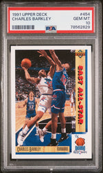 1991 UPPER DECK CHARLES BARKLEY  #454 - PSA 10 (Online Order Only)