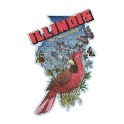 Illinois 100 Piece Mini Shaped Jigsaw Puzzle Galison (ONLINE ORDER ONLY)
