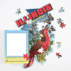Illinois 100 Piece Mini Shaped Jigsaw Puzzle Galison (ONLINE ORDER ONLY)