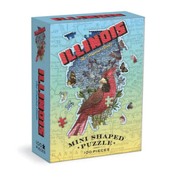 Illinois 100 Piece Mini Shaped Jigsaw Puzzle Galison (ONLINE ORDER ONLY)