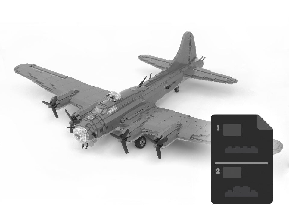 B17 Flying Fortress - Instructions Only (ONLINE ORDER ONLY)