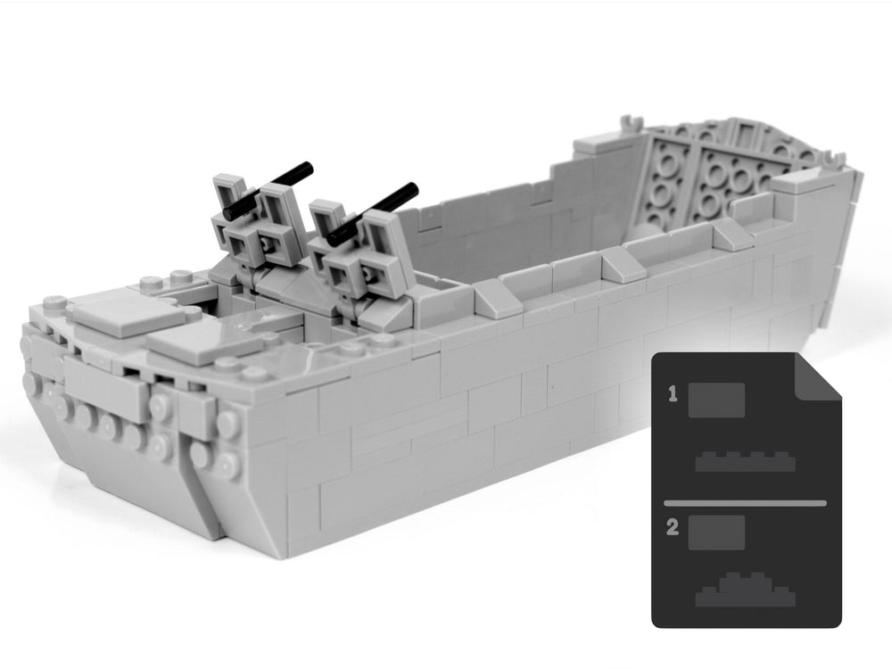 WW2 Landing Craft - Instructions Only (ONLINE ORDER ONLY)