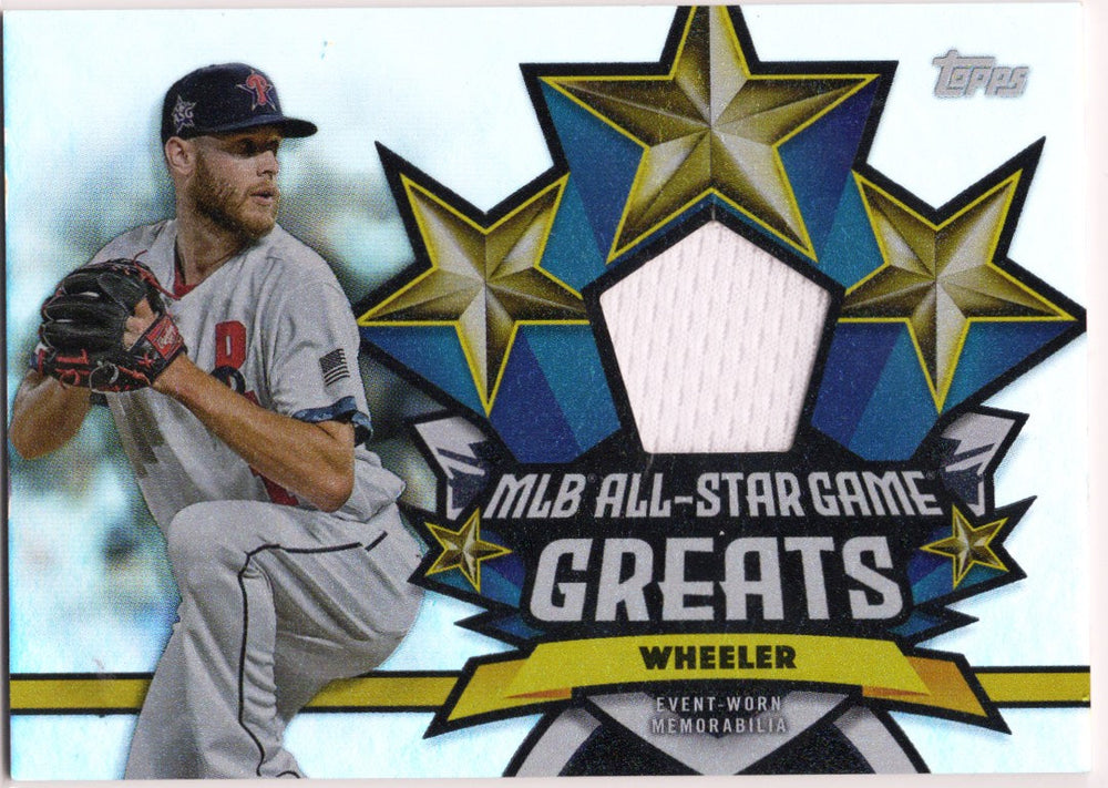 2025 Topps Zack Wheeler #ASGRZW All Star Game Greats Relic Philadelphia Phillies Baseball Card (ONLINE ORDER ONLY)