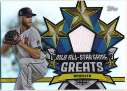 2025 Topps Zack Wheeler #ASGRZW All Star Game Greats Relic Philadelphia Phillies Baseball Card (ONLINE ORDER ONLY)