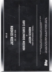 2024 Topps Midnight Jason Sehorn #HZSJS Horizon Auto Football Card (ONLINE ORDER ONLY)