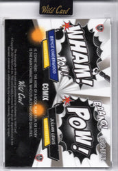 2024 Wild Card Comix Bryce Underwood/Julian Lewis #AACBUJL Cracked Ice Dual Auto 1/1 Rookie RC Football Card (ONLINE ORDER ONLY)
