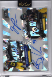 2024 Wild Card Comix Bryce Underwood/Julian Lewis #AACBUJL Cracked Ice Dual Auto 1/1 Rookie RC Football Card (ONLINE ORDER ONLY)