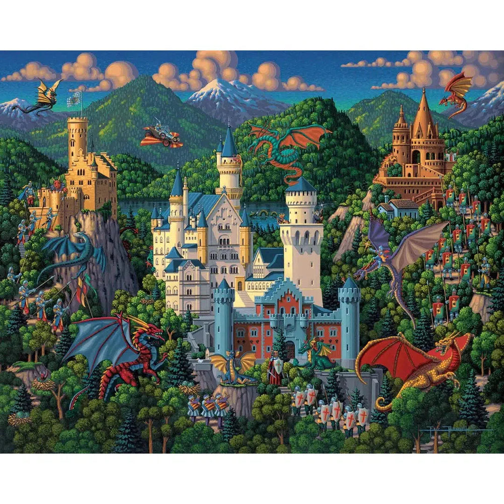 Imaginary Dragons 300 Piece Jigsaw Puzzle Dowdle (ONLINE ORDER ONLY)