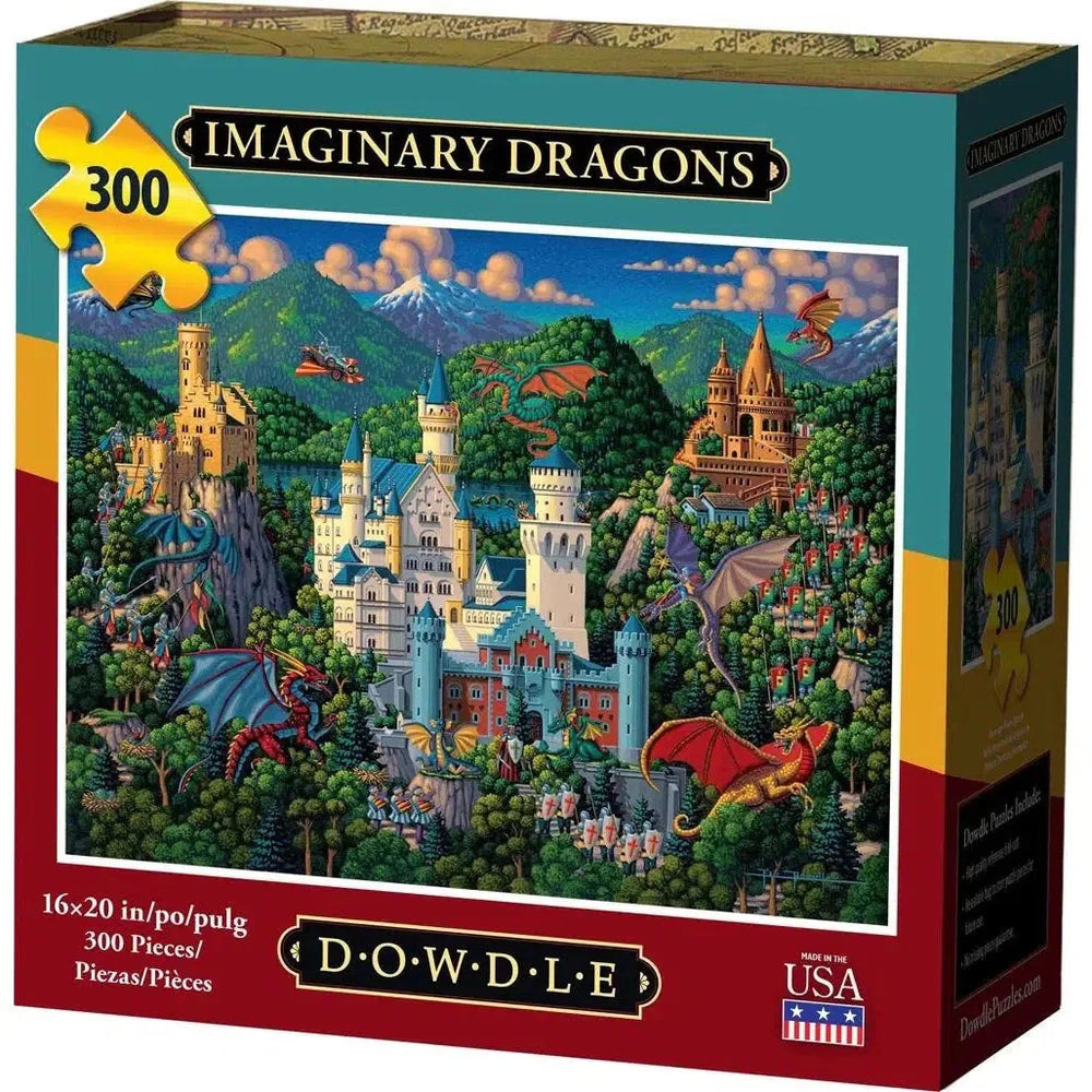 Imaginary Dragons 300 Piece Jigsaw Puzzle Dowdle (ONLINE ORDER ONLY)