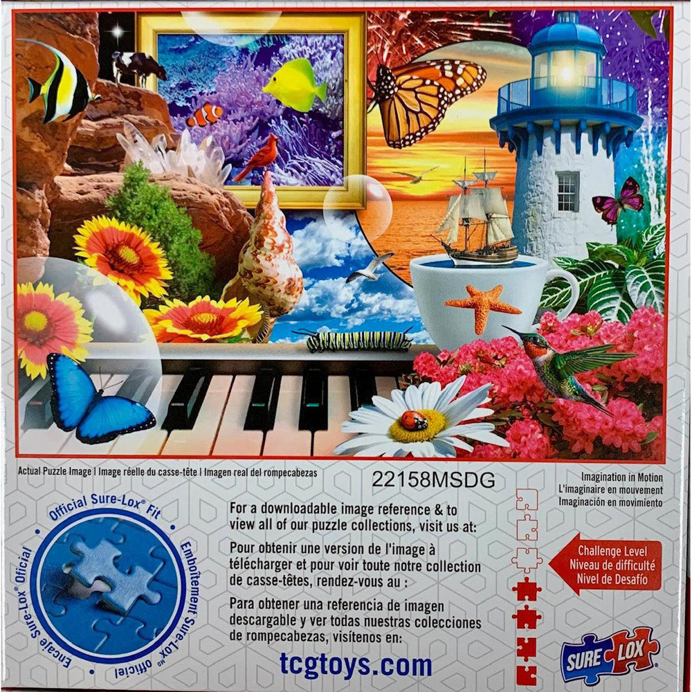 Imagination in Motion Puzzler's Choice 500 Piece Jigsaw Puzzle Sure Lox (ONLINE ORDER ONLY)
