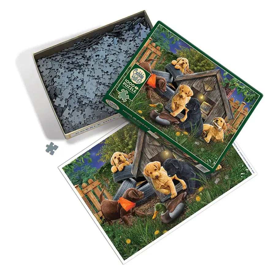 In the Doghouse 1000 Piece Jigsaw Puzzle Cobble Hill (ONLINE ORDER ONLY)
