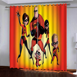 Incredibles Curtains Pattern Blackout Window Drapes (Online Order Only)