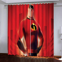 Incredibles Curtains Pattern Blackout Window Drapes (Online Order Only)