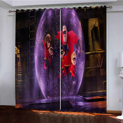Incredibles Curtains Pattern Blackout Window Drapes (Online Order Only)