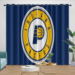 Indiana Pacers Curtains Blackout Window Drapes Room Decoration (Online Order Only)
