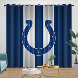Indianapolis Colts Curtains Blackout Window Drapes Room Decoration (Online Order Only)