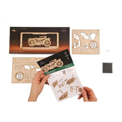 Indie Moto 2.5D Wood Model Kit UGEARS (ONLINE ORDER ONLY)