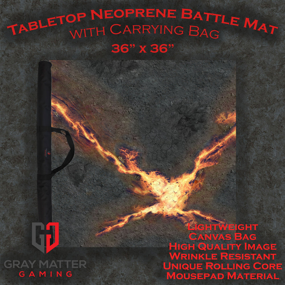 Infernal Steppes - Neoprene Battle Mat with Bag (Online Order Only)