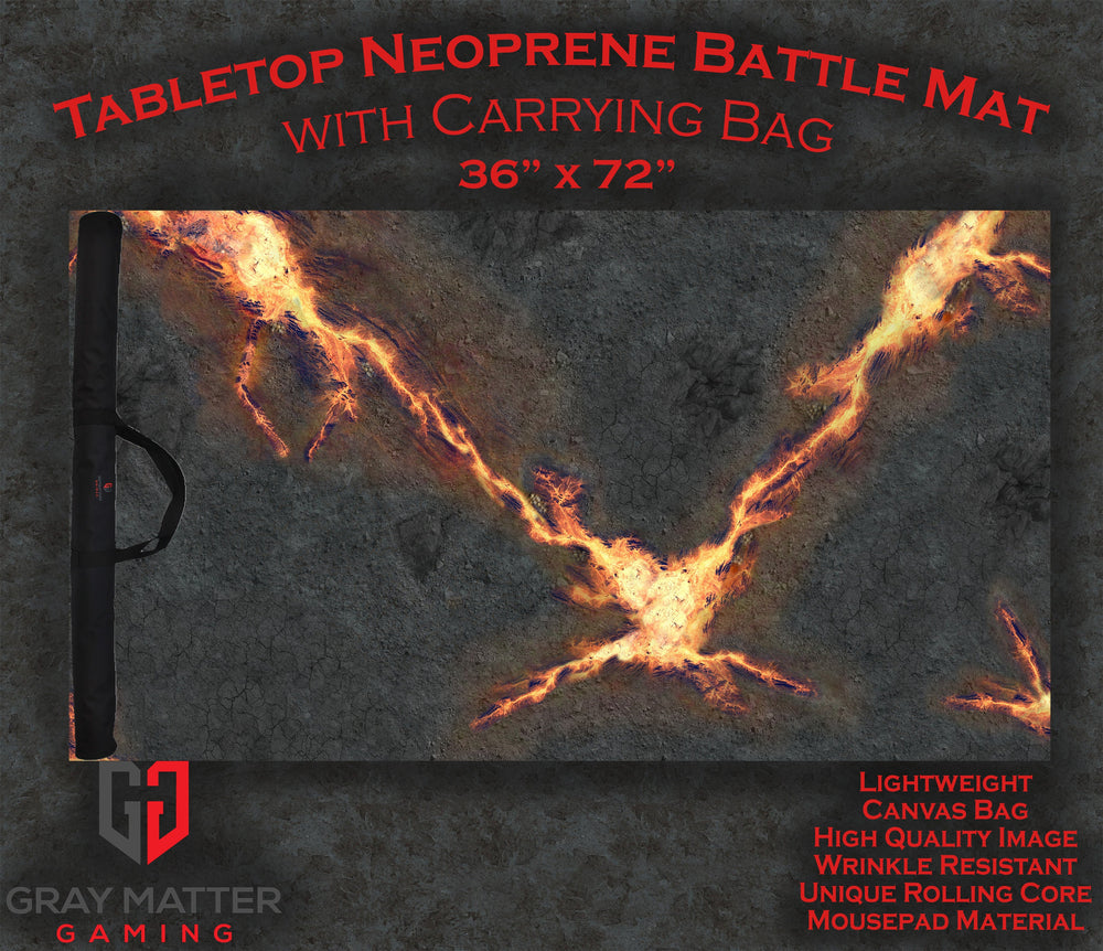 Infernal Steppes - Neoprene Battle Mat with Bag (Online Order Only)