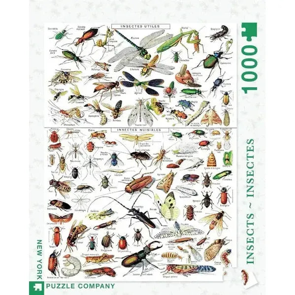 Insects 1000 Piece Jigsaw Puzzle NYPC (ONLINE ORDER ONLY)