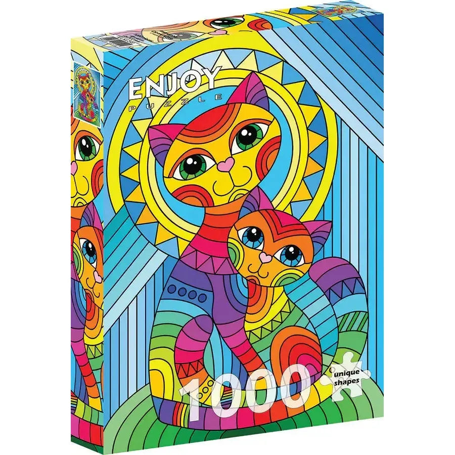 Inseparable Cat & Kitten 1000 Piece Jigsaw Puzzle Enjoy (ONLINE ORDER ONLY)