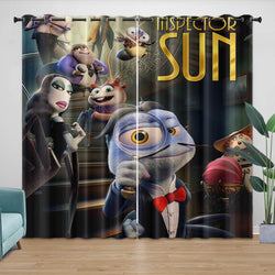 Inspector Sun Curtains Pattern Blackout Window Drapes (Online Order Only)