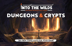 Into the Wilds Battlemap Books: Dungeons and Crypts (ONLINE ORDER ONLY)