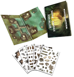 Into the Wilds Battlemap Books: Swamps & Ruins (ONLINE ORDER ONLY)