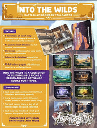Into the Wilds Battlemap Books: Swamps & Ruins (ONLINE ORDER ONLY)