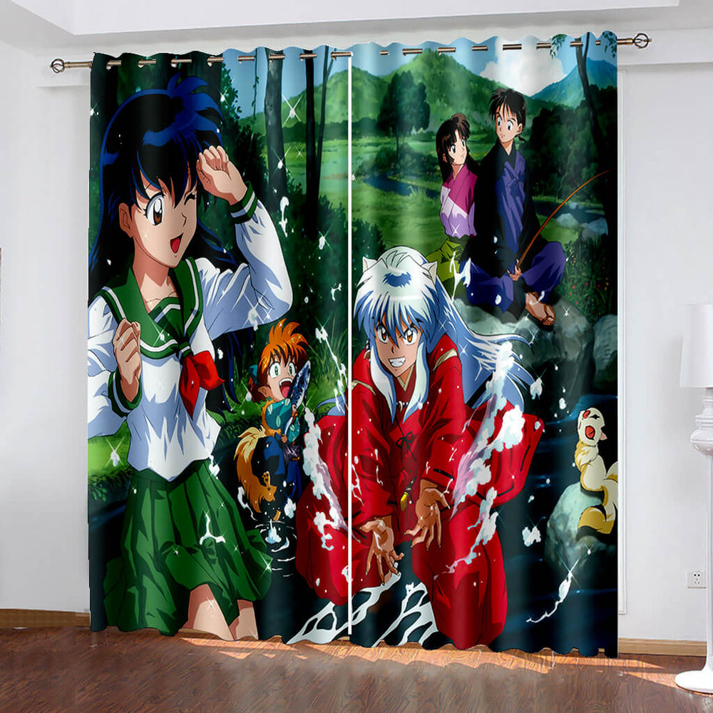 Inuyasha Curtains Blackout Window Drapes (Online Order Only)