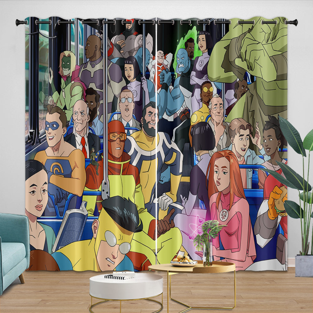 Invincible Curtains Blackout Window Drapes (Online Order Only)