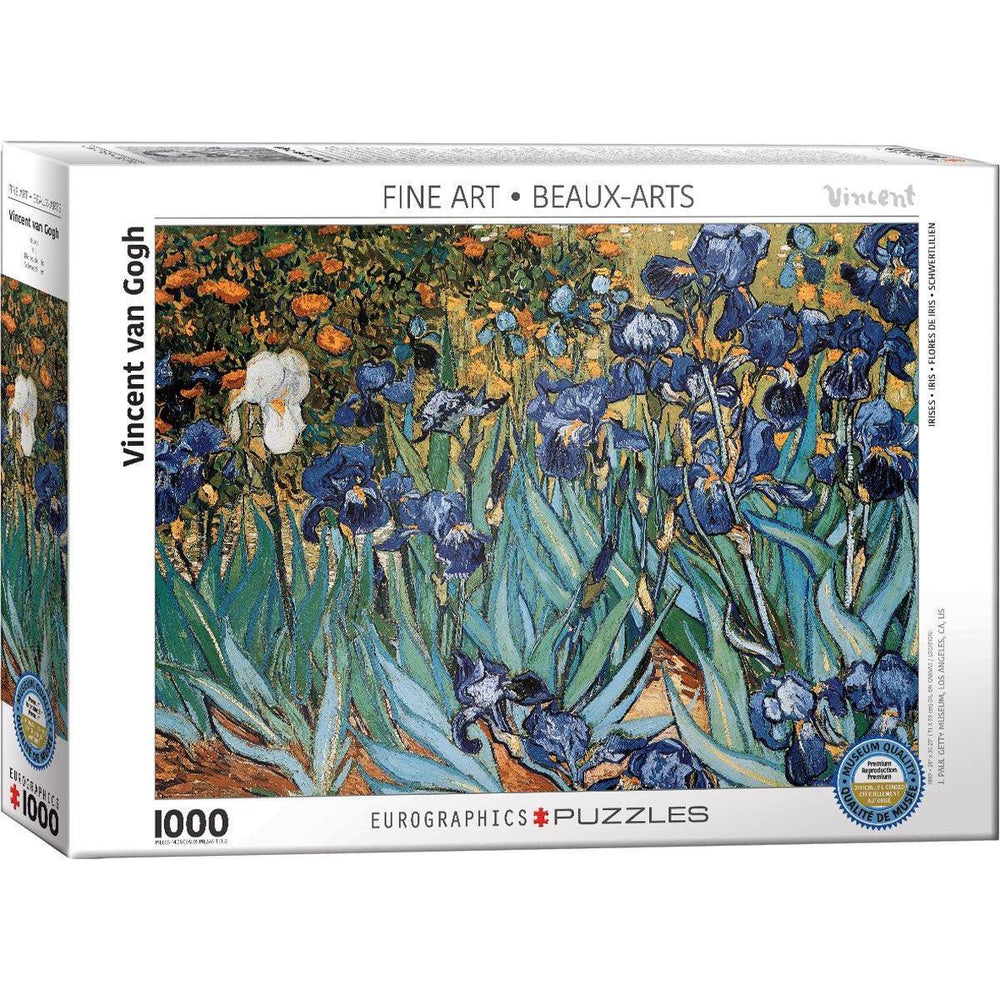 Irises by Vincent van Gogh 1000 Piece Jigsaw Puzzle Eurographics