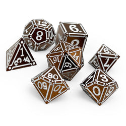 Ironworks - Hellfire 7 Piece RPG set Alloy Metal Dice (Online Only)