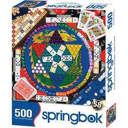 It's All Fun & Games 500 Piece Jigsaw Puzzle Springbok (ONLINE ORDER ONLY)