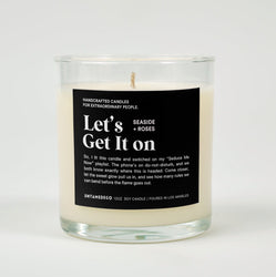 Let's Get It On Glass Candle (ONLINE ORDER ONLY)