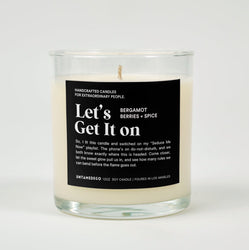 Let's Get It On Glass Candle (ONLINE ORDER ONLY)
