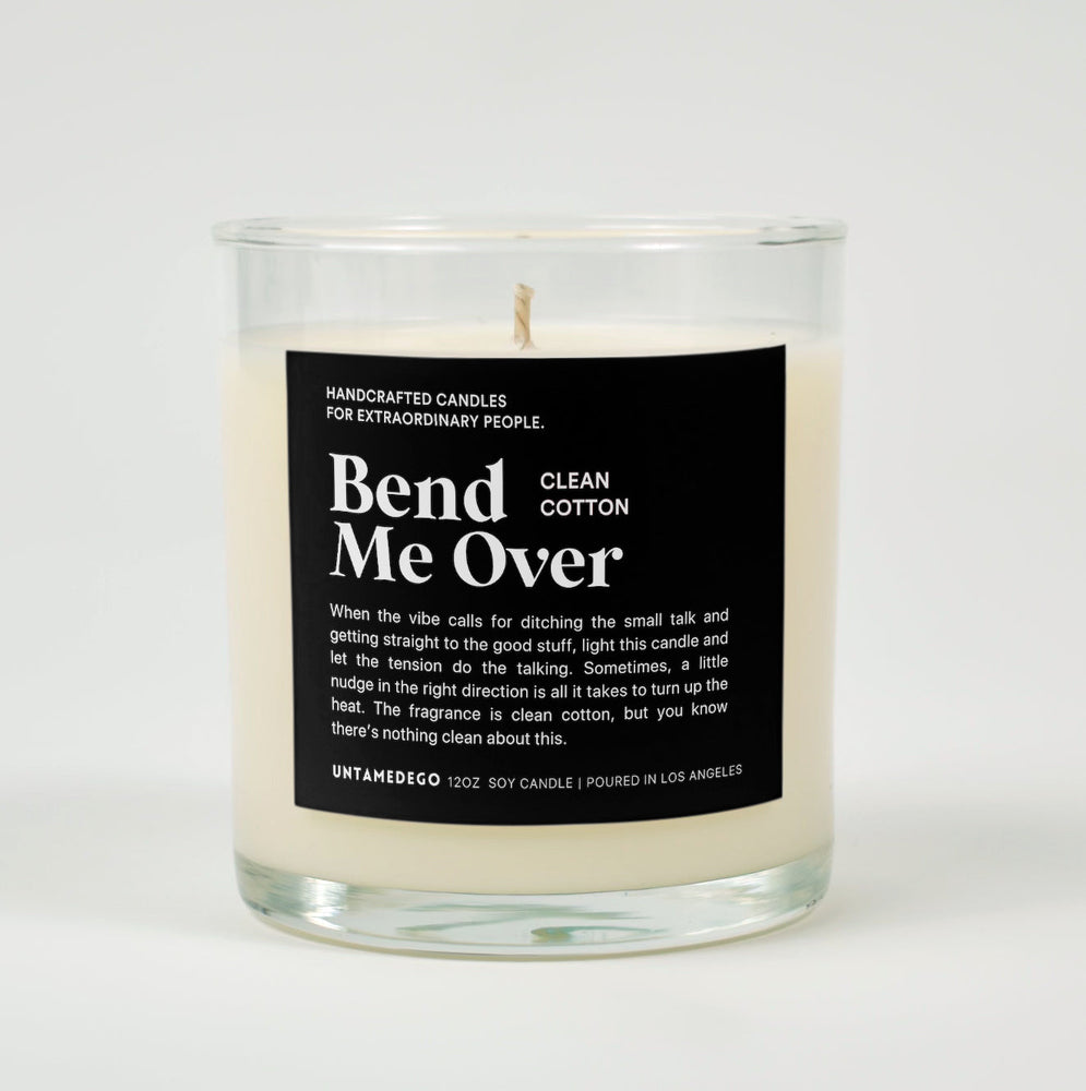 Bend Me Over Glass Candle (ONLINE ORDER ONLY)