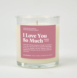 I Love You So Much Glass Candle (ONLINE ORDER ONLY)