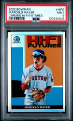 Graded 2022 Topps Bowman Chrome Marcelo Mayer #HIFI1 Chrome HIFI Futures Rookie RC Baseball Card PSA 9 Mint (ONLINE ORDER ONLY)